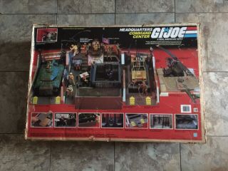 Vintage 1983 Gi Joe Headquarters In The Box With Blueprints 110 Complete 2