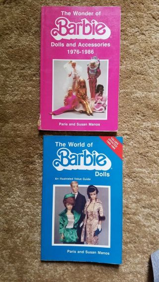 2 Barbie Vintage 1987 Collector Books