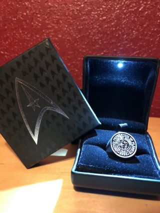 Qmx Star Trek Into Darkness Starfleet Academy Ring Rare