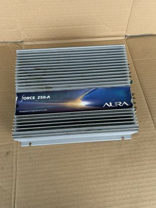 Old School Aura Force 250 - A 2 Channel Amplifier,  Rare