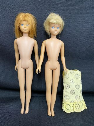 1963 Blonde & Titan Straight Leg Skipper Dolls Vintage 1960 