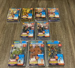 Marvel Legends Toybiz Baf Apocalypse Series Complete Set W/ Variants
