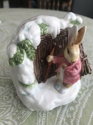 Rare Vintage Beatrix Potter Peter Rabbit Music Box By Schmid 1990 Htf