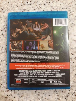 Rare SCREAMS of a WINTER NIGHT Blu - ray Code Red 70 ' s Horror Anthology OOP 2