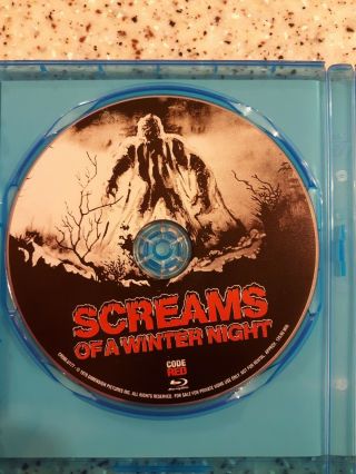 Rare SCREAMS of a WINTER NIGHT Blu - ray Code Red 70 ' s Horror Anthology OOP 3