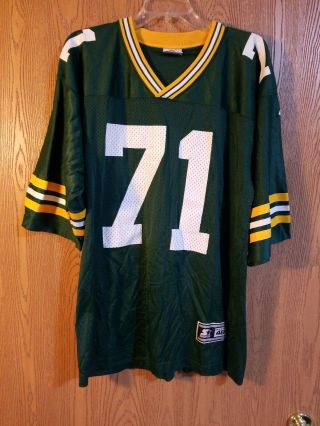 Rare Santana Dotson 77 Green Bay Packers Starter Jersey Size 48 Euc