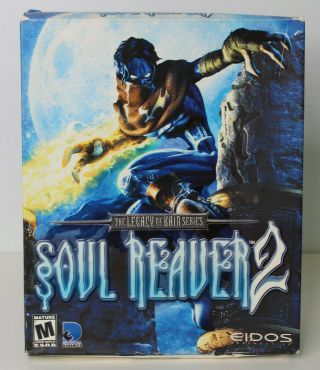 Legacy Of Kain: Soul Reaver 2 - Vintage Rare Big Box Pc Game Eidos