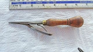 Vintage Rag Rug Making Needle Tool By Brown Old Tool