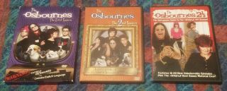 The Osbournes Complete Tv Series Seasons 1,  2,  2 1/2 (dvd 6 - Discs) Ozzy Rare Oop