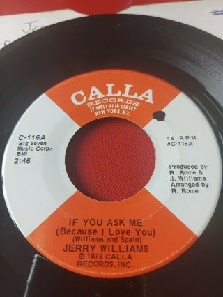 Jerry Williams.  If you ask me.  Rare northern Soul 3
