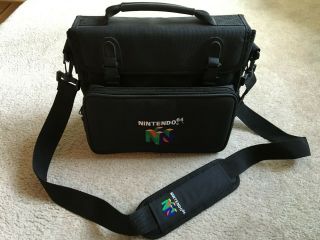 Nintendo 64 Official N64 Game/ Console Carrying Case Strap Shoulder Bag Rare