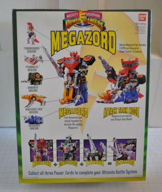 Bandai Mighty Morphin Power Rangers Deluxe Set Megazord Action Figure 1993 3