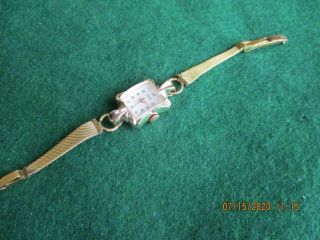 Vintage Lanco 15 Jewel Ladies Watch Rolled Gold Bezel,  Swiss Made,  Century Orella