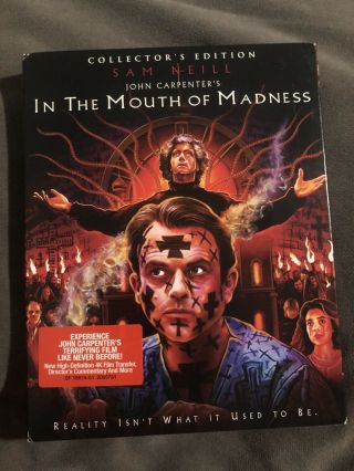 In The Mouth Of Madness Blu - Ray Scream Factory Horror W/slipcover Htf Rare Oop