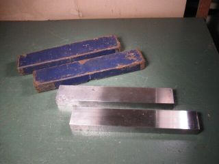Old Vintage Brown & Sharpe Machining Tools Rare Parallel Blocks Set