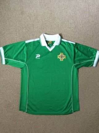 Northern Ireland Official Patrick Home Football Shirt 2000 - 2001 (rare Shirt)