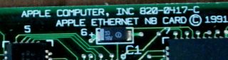 Very Rare Macintosh II EtherNet Board 820 - 0417 - C Ships Worldwide 2