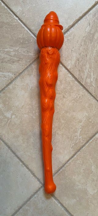 Vintage 60s Halloween Rare Blow Mold Skull Witch Plastic Club Bat Clinton Toy 3