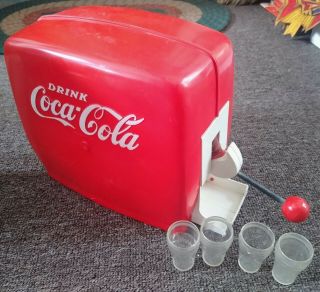 Rare 1950s Coca - Cola Toy Soda Fountain Dispenser.  L@@k