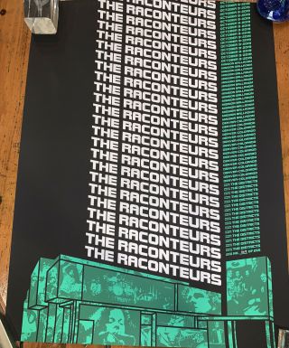 Raconteurs Tour Concert Poster 10 - 19 - 2019 Denver,  Co 227/255 Jack White Rare