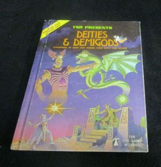 1980 Advanced Dungeons & Dragons D&d Deities & Demigod 