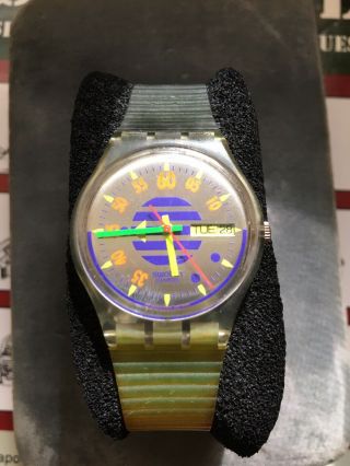 Rare Vintage 80’s Swatch Day Date Watch 2025