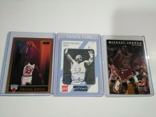 Michael Jordan 1989 Coca Cola North Carolina Signed Auto Rare Card Wizards Bulls
