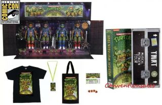 Sdcc 2020 Neca Teenage Mutant Ninja Turtles Musical Mutagen Tour 1990