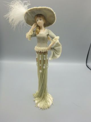 Putting On The Ritz Tassel Doll Victorian Lady Popular Imports Pale Green 2001