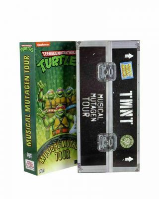 SDCC 2020 NECA TMNT Musical Mutagen Tour 4 Pack 7” Ninja Turtles 2