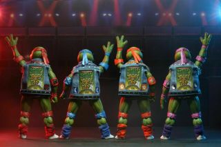 SDCC 2020 NECA TMNT Musical Mutagen Tour 4 Pack 7” Ninja Turtles 3