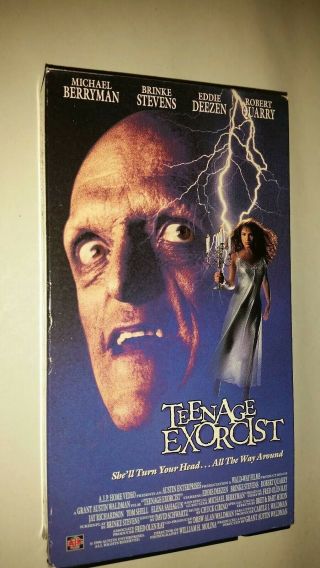Teenage Exorcist Vhs Rare Oop Movie.  Robert Quarry,  Brinke Stevens,  Eddie Deezen