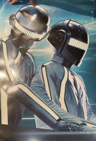 Daft Punk Tron Legacy Limited Edition Glow - In - The - Dark Poster 27 " X 39 " Rare