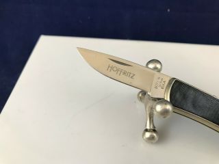 Buck USA 529 vintage 1988 Pocket Knife Rare skin handle with Hoffritz on blade 2