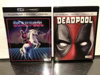 Deadpool (4k Ultra Hd,  Blu - Ray No Digital Rare Slipcover