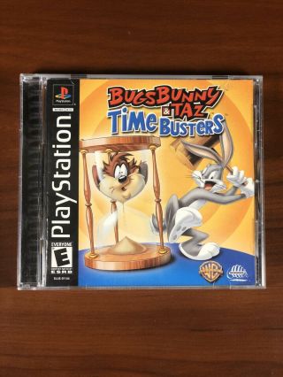 Rare Bugs Bunny & Taz Time Busters Complete 2000 Ps1 Sony Playstation 1