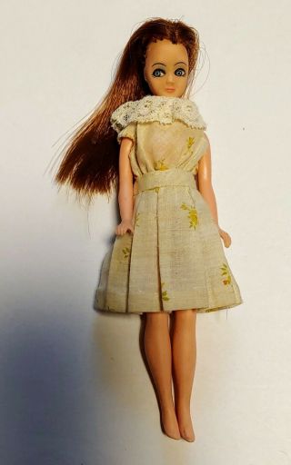 Vintage 1970s Topper Dawn Doll Long Locks Dress P17 Made In Hong Kong Tnt