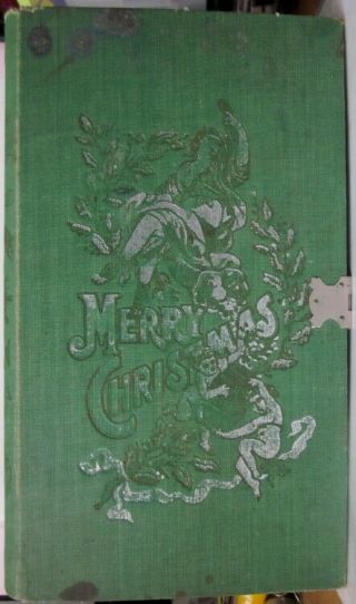 Rare 1901 Merry Christmas Compliments Of The Season Cigar Box Schmidt Co.  N.  Y.