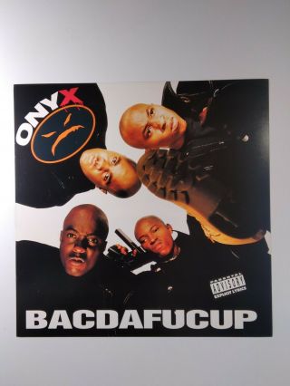 Onyx Poster Promo Flat 12x12 Rare VHTF 1993 BACDAFUCUP Rap Hip Hop NYC 2