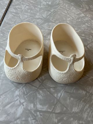 Vintage White 1983 - 85 Cabbage Patch Kids Doll Shoes
