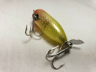 Vintage Heddon Tiny Torpedo Fishing Lure Old Bass Tackle Box Find 3