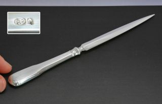 Vintage Silverplate Sword Letter Opener By Olri - Elegant & Good Quality