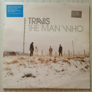 Travis - The Man Who Rare 1999 Limited Edition 1st Press Lp With Bonus 12 " F1b40