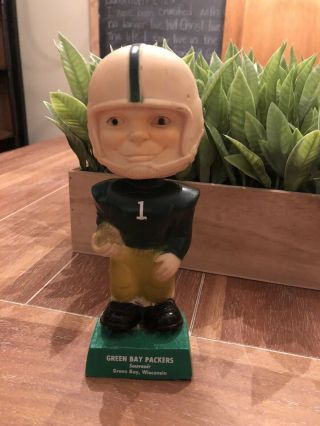 Rare Vintage Green Bay Packers 1968 Souvenir Figure Bobblehead