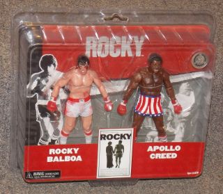 2012 Neca Rocky Balboa & Apollo Creed Figures 2 Pack Toys R Us Exclusive