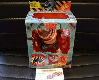 Vintage Mattel Street Sharks Slugger Slammu Action Figure 1995 Complete