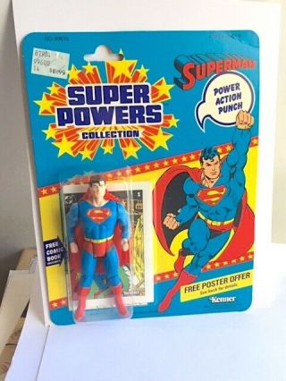Powers Superman 1984 Kenner 12 Back comic book action figure 3