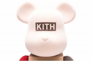 Kith Bearbrick 400 100 Medicom Toy Flocked Set Limited Rare Exclusive
