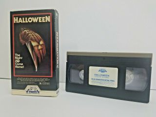 Halloween Vhs 1981 Media Gore Horror Cult 1985 Rare Release Play