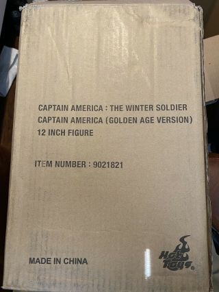 Hot Toys Mms240 Captain America Winter Soldier Golden Age Version Movie Promo